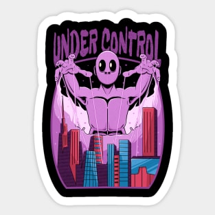 under control Sticker